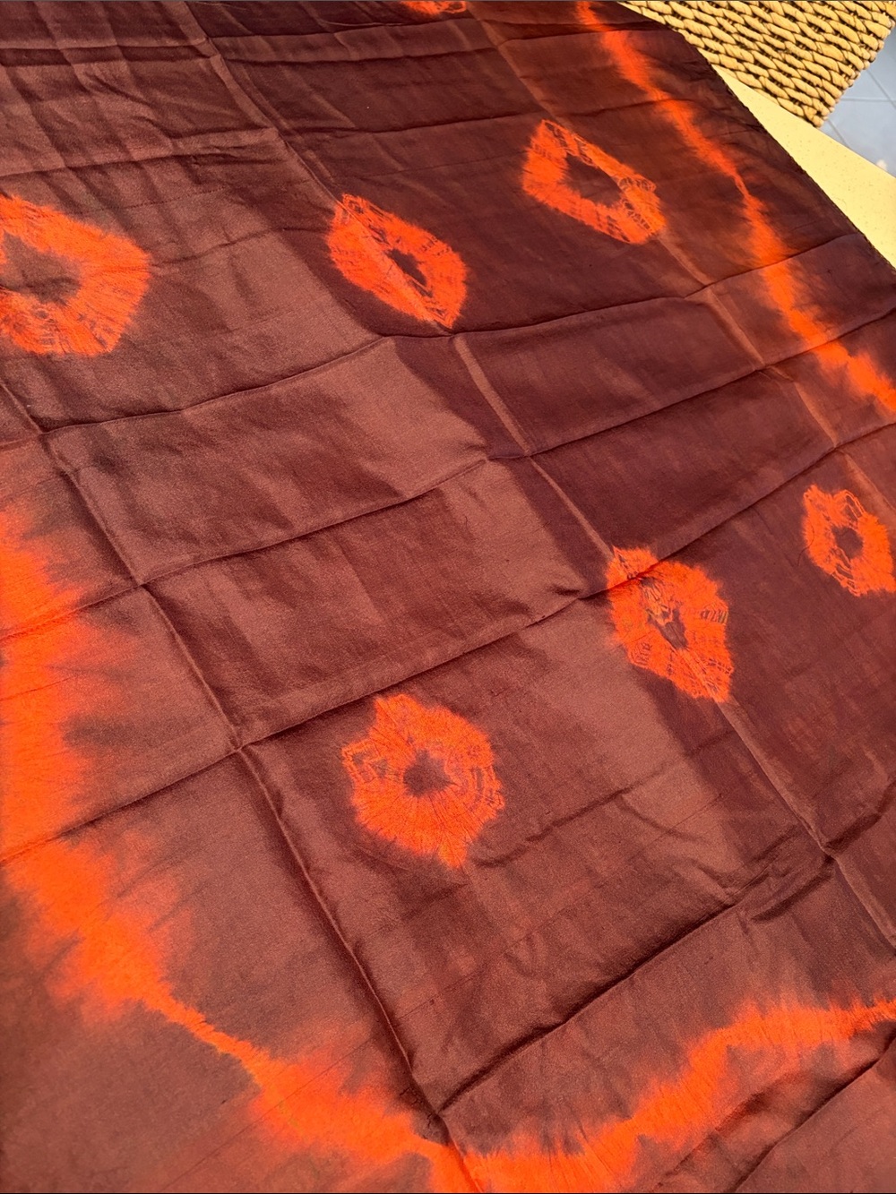 Ananda by Erika Falconeri.  100% Silk scarf.